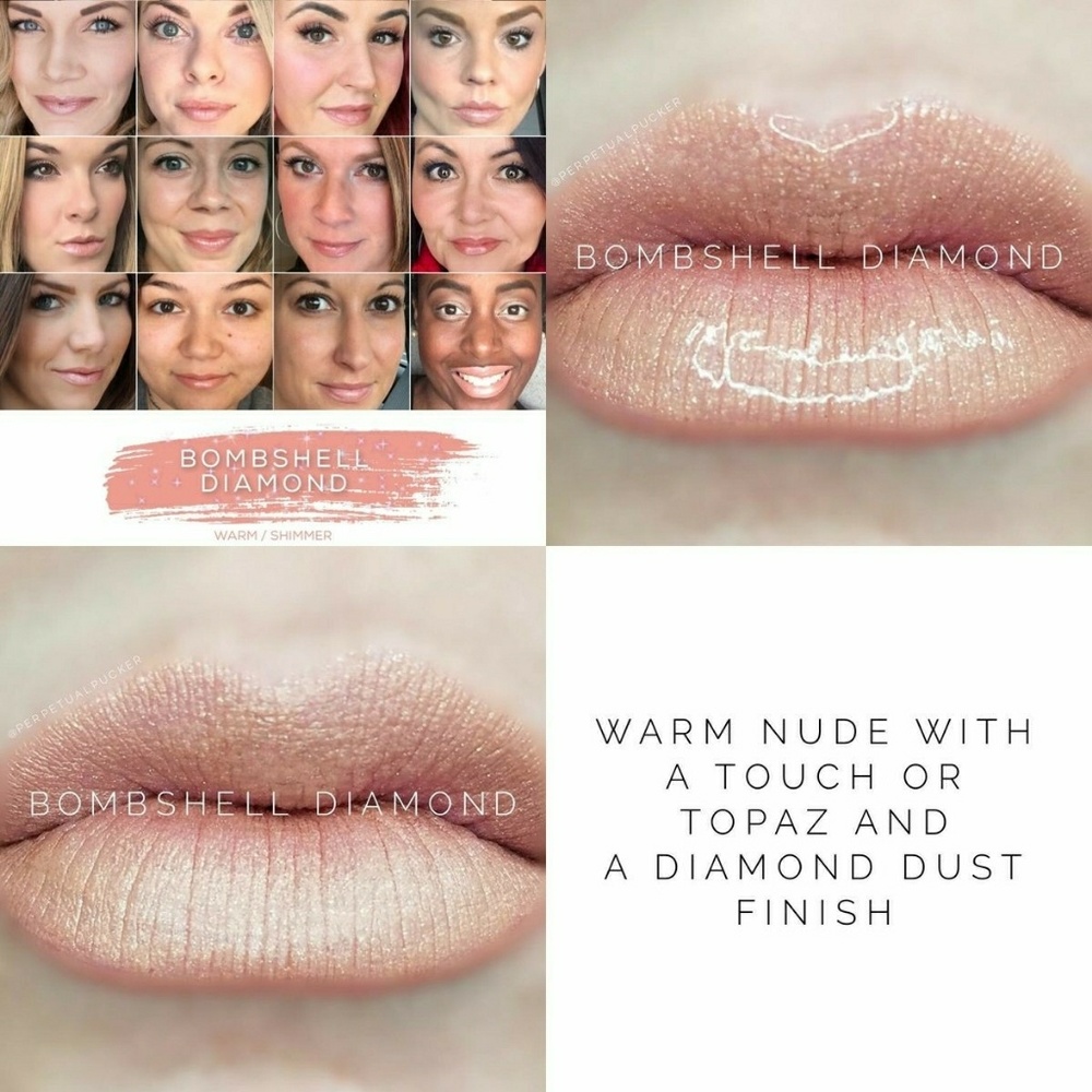 Limited edition bombshell diamond lipsense